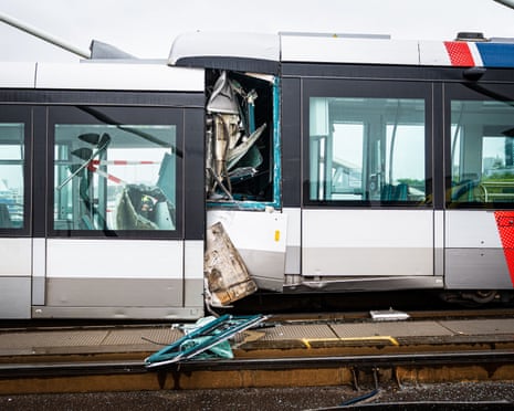 Two trams collided on the Erasmus Bridge in Rotterdam.