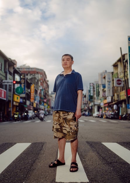 Örkesh Dölet, photographed in Taiwan where he lives in exile