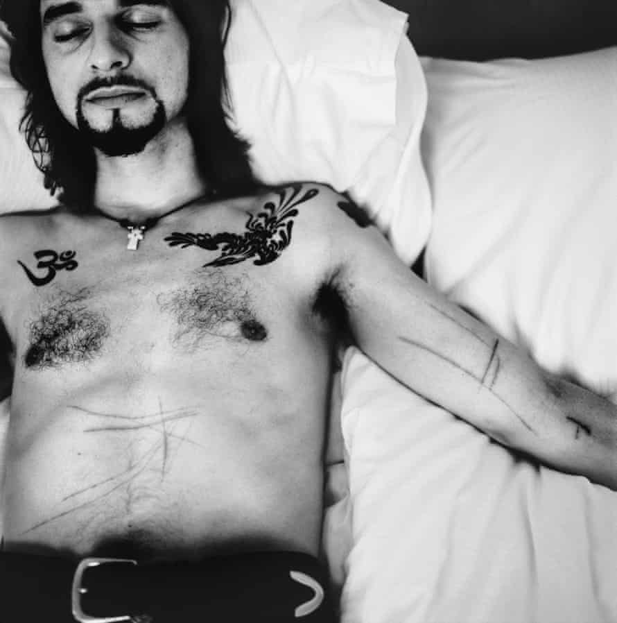 Dave Gahan bearing his scars.