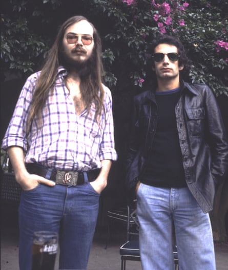 Walter Baker and Donald Fagen in Los Angeles, California, in the 1970s.