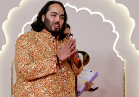 Anant Ambani on his wedding day in Mumbai