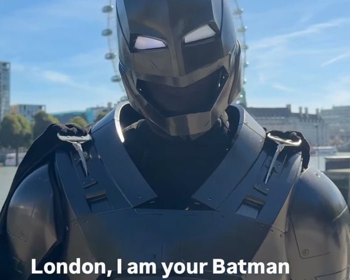 He wants to clean up the city and banish high prices. But who is ‘London’s Batman’?