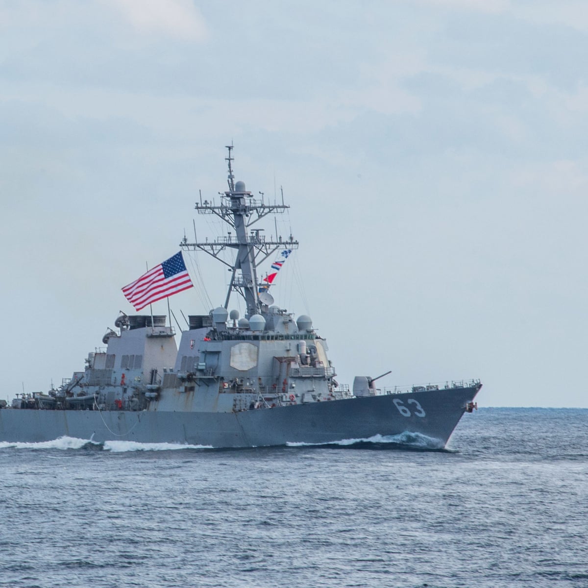 Two US warships sail through Taiwan Strait in challenge to China ...