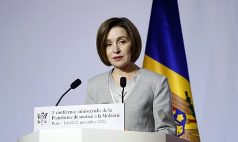 Moldova's president Maia Sandu.