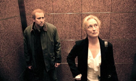 Nicolas Cage and Meryl Streep in Adaptation.