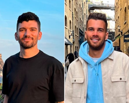 Luke Davies (left) and Jesse Baird.
