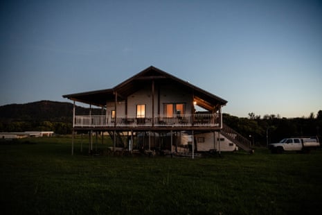 Hamish Webster’s home, rebuilt on stilts