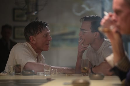 Daniel Craig and Drew Starkey in Queer.