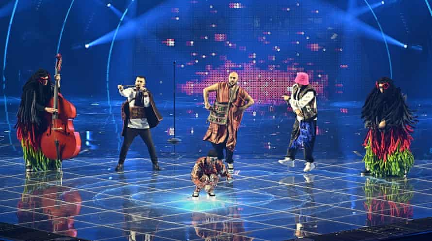 At the extremity of their semi-final performance, the folk-rap radical thanked viewers for supporting Ukraine.