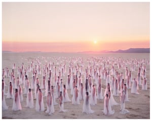 Desert Spirits 1 ( Nevada) 2013 by artist photographer Spencer Tunick.