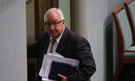 Melbourne Ports Michael Danby is ejected from the chamber under standing order 94A.