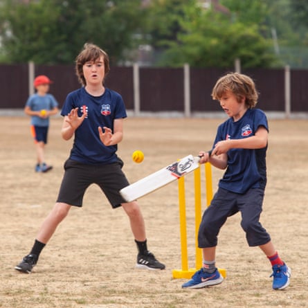 Kids play during Catford and Cyphers Cricket Club’s Summer Cricket Camp