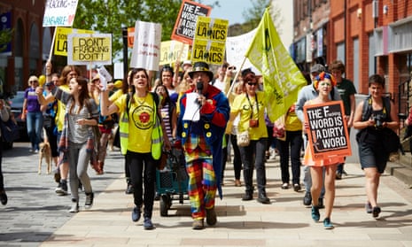 Anti-fracking campaigners. Two bodies in Yorkshire have raised concerns about such groups.