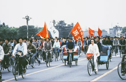 Photo taken by Austrian sinologist Helmut Opletal in May 1989 in the the build-up to the Tiananmen Square massacre.