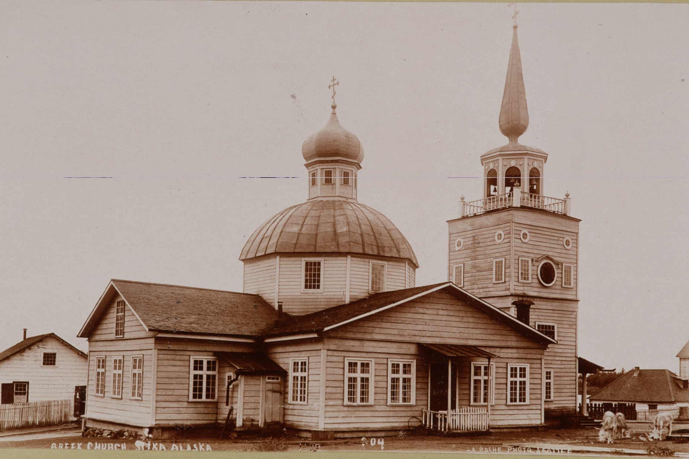 Собор Святого Михайла Собор Святого Михайла, російська православна церква в Сітці, Аляска.