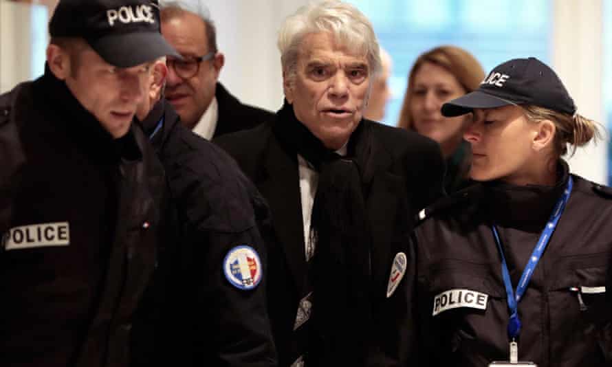 Tapie arrives at the Paris courthouse for his trial in March 2019