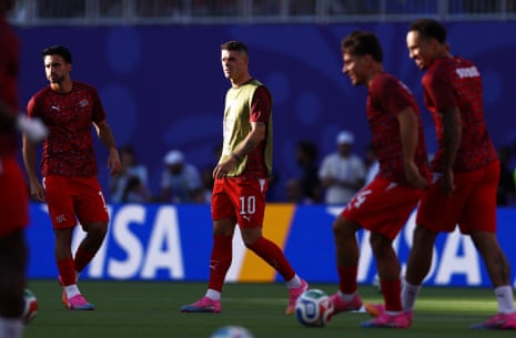 Switzerland's Granit Xhaka warms in Kansas