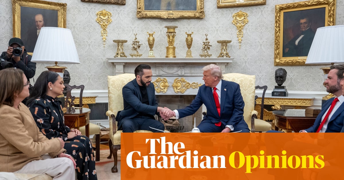 Trump's gilded Oval Office was the perfect setting for his and Bukele's grotesque spectacle | Julia Carrie Wong