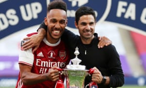 Arteta Confident Aubameyang Will Sign New Three Year Arsenal Deal Football The Guardian