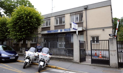 Police station in Aulnay-sous-Bois. One officer was charged with raping a 22-year-old man with a truncheon.