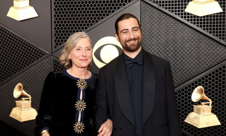 Kahan with Lauri Berkenkamp at the Grammys in February 2024.