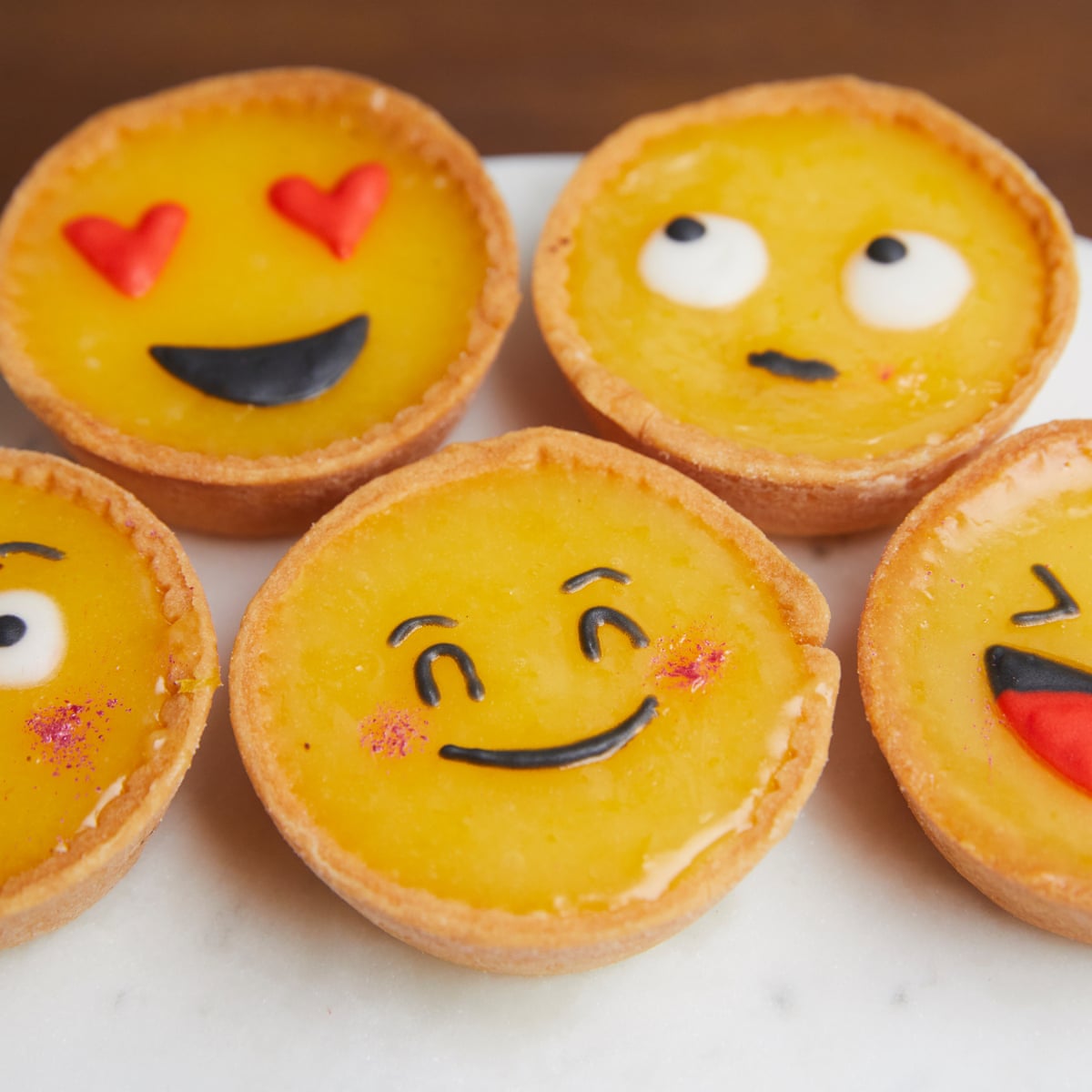 Kim Joy S Recipe For Lemon Curd Emoji Tarts Food The Guardian