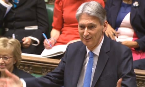 Chancellor Philip Hammond delivers the autumn 2017 budget in the House of Commons.