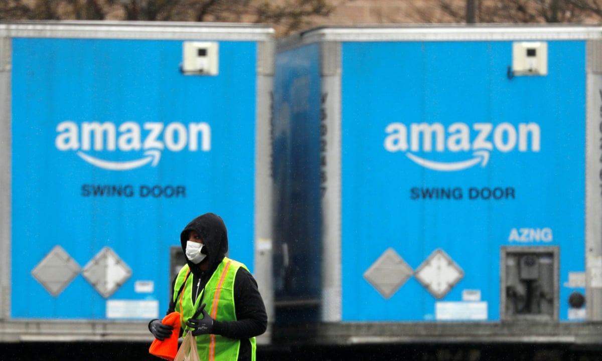 They Don T Care About Safety Amazon Workers Struggle With Pandemic Demand Technology The Guardian