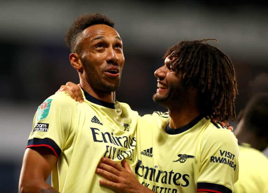 Pierre-Emerick Aubameyang found form in the week.