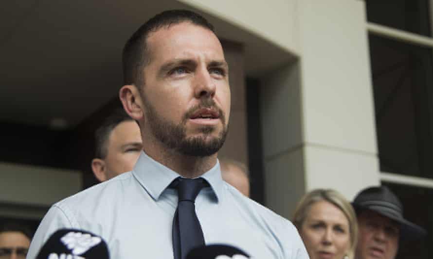 Constable Zachary Rolfe speaks after being acquitted