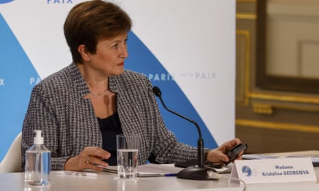 The International Monetary Fund’s managing director, Kristalina Georgieva.