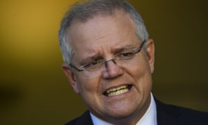 Scott Morrison discusses Australia’s unemployment figures at press conference at Parliament House on Thursday
