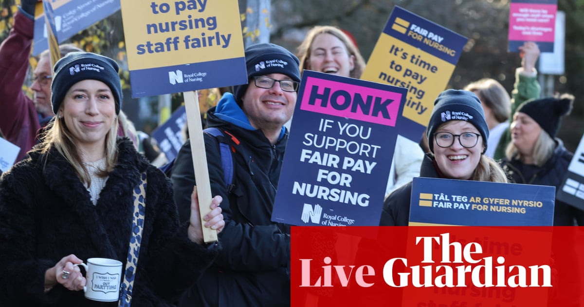 Nursing and ambulance strikes in Wales suspended after government raises pay offer – live