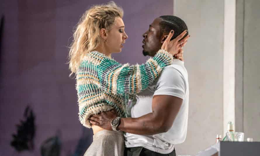 ‘Both vindictive and helpless’ … Vanessa Kirby as Julie with Eric Kofi Abrefa as Jean.