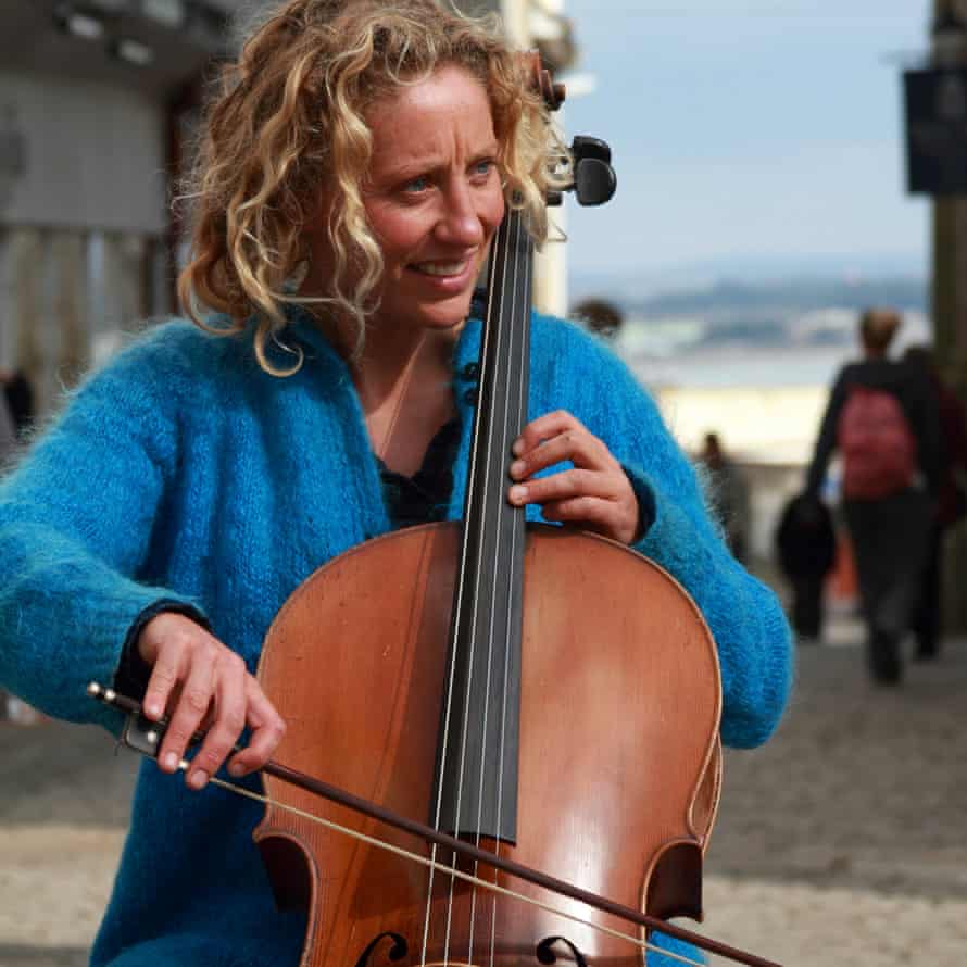 Catrina Davies playing here on the cello.