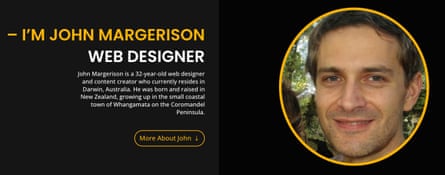 John Margerison, profil de développeur Web
