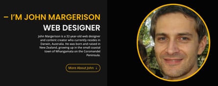 John Margerison, web developer profile