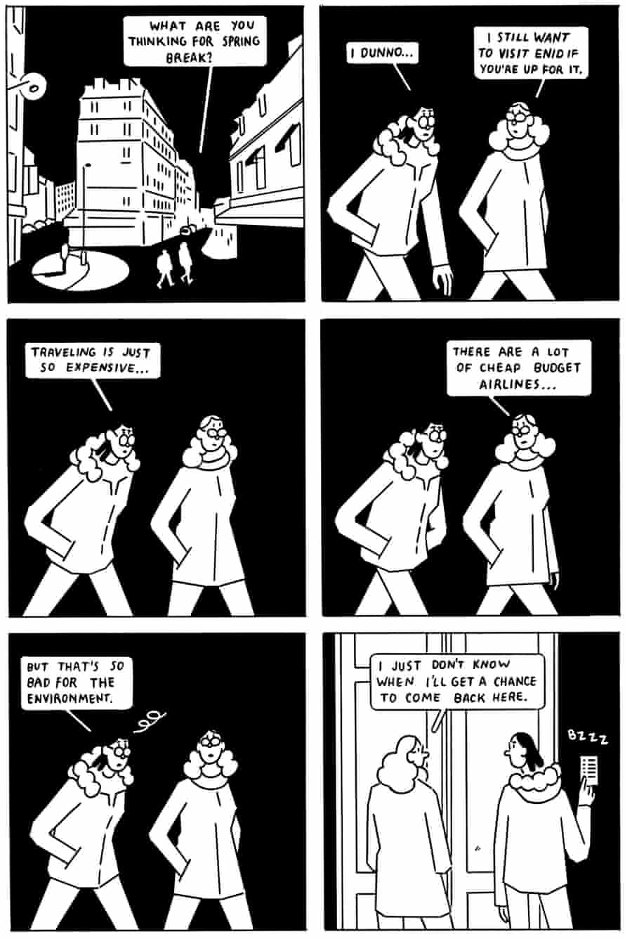 The Contradictions by Sophie Yanow review – on the road with a raging bore | Comics and graphic novels | The Guardian