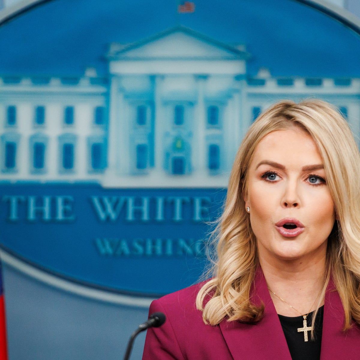 Trump's press chief shows she's more than capable of going full North Korea | Donald Trump | The Guardian