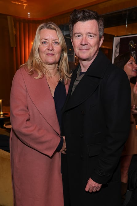 Rick Astley and his wife, Lene Bausager, in March 2023.