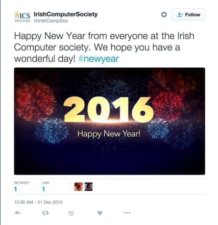 The Irish Computer Society falls foul of technology.