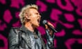 Billy Idol performing with Generation Sex at Glastonbury 2023.