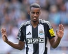 Alexander Isak was never told he could leave Newcastle this summer, insists Howe