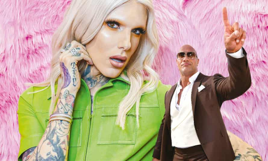 Jeffree Star et Dwayne Johnson.