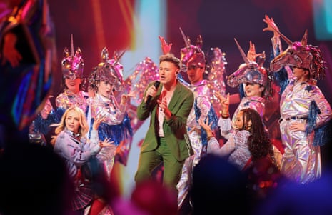 Callum Beattie performs during the opening ceremony ahead of the Glasgow 2026 Commonwealth Games.