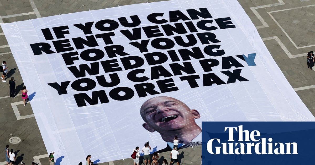 Inside the No Space for Bezos movement: One man rents a city for three days? That's obscene'