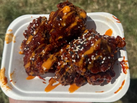 Chicken wings at Glastonbury