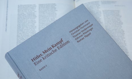 A copy of the new edition of Mein Kampf, which has been published in Germany