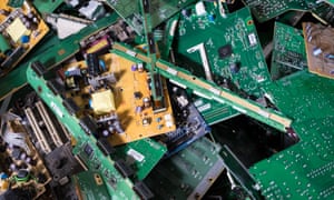 Motherboards from discarded computers