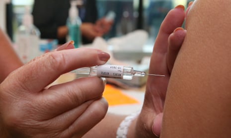 needle in vaccination